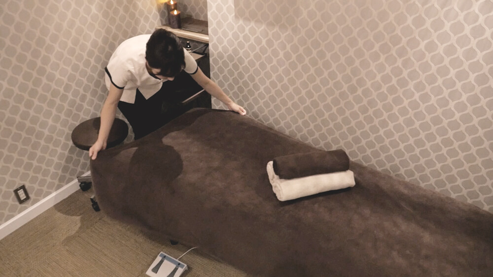 レセプショニストがお出迎え