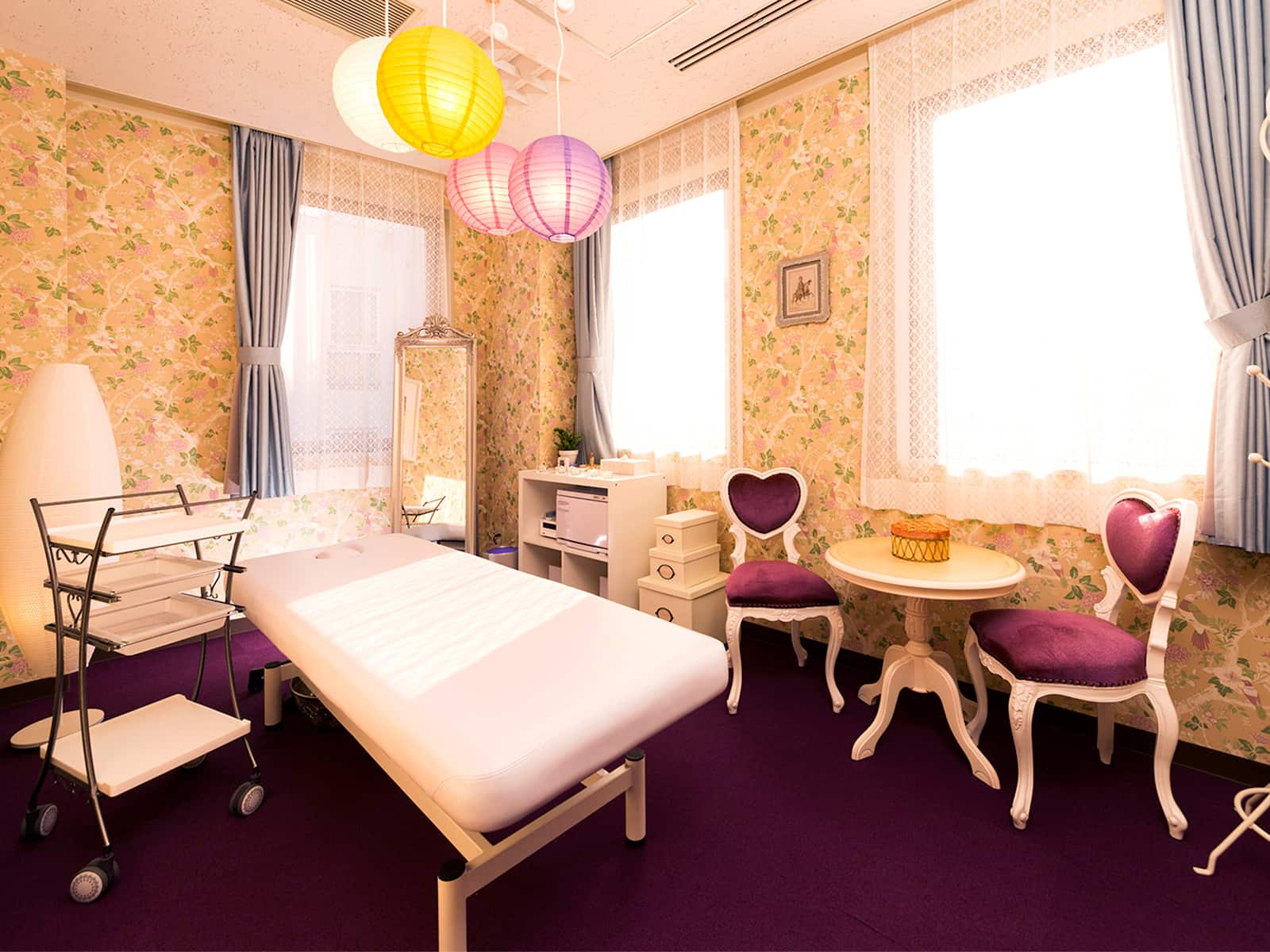 カラフルな空間と可愛いモチーフで、心まで明るく