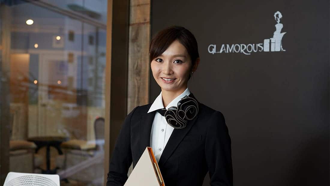 レセプショニストが常駐