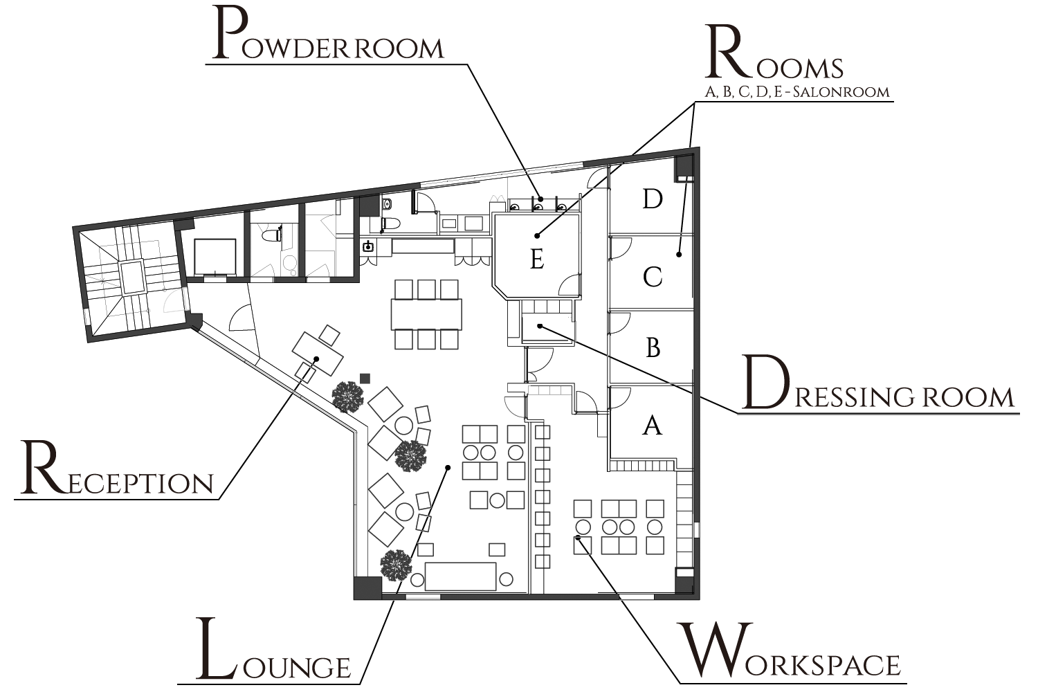 横浜西口フロアマップ