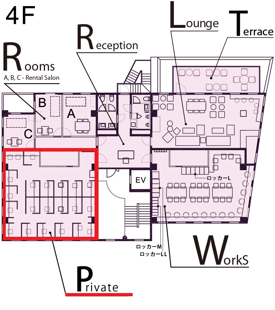 グラマラスエイチで、あなただけのサロン＆オフィスが実現します！　自分だけのレンタルスペースで、施術にかかせない機材の保管も可能です。