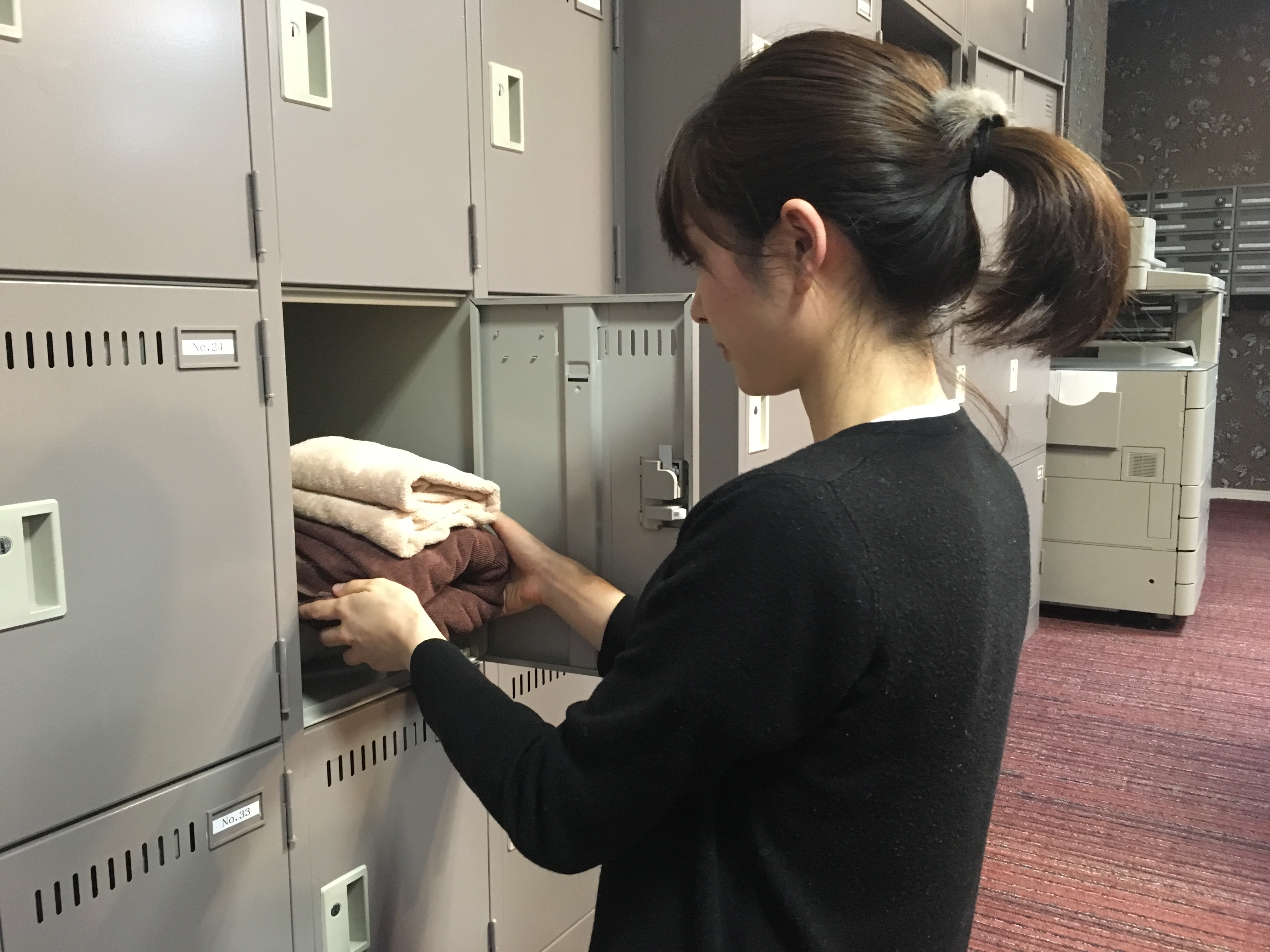 空き時間を有効活用！！レンタルサロン　グラマラスエイチ麻布広尾には会員様専用のバックオフィスがあります。