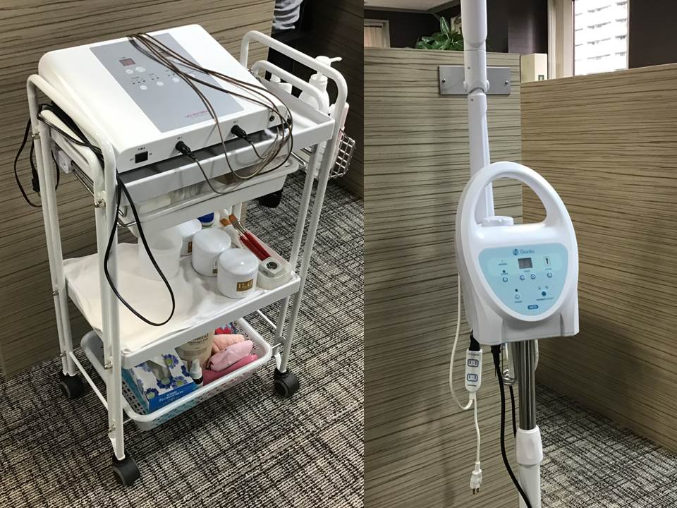 ロッカーには入らない大きな美容機器を保管できるグラマラスエイチ麻布広尾のブース席とは？