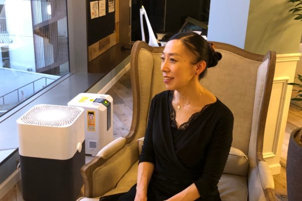 アロマ整体をされている速見様。 ゲストの満足度があがった、お客様の幅を広げることができます。